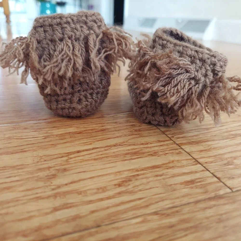 🎁 10/$25-Handmade baby moccasin booties